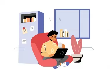 image showing boy using laptop
