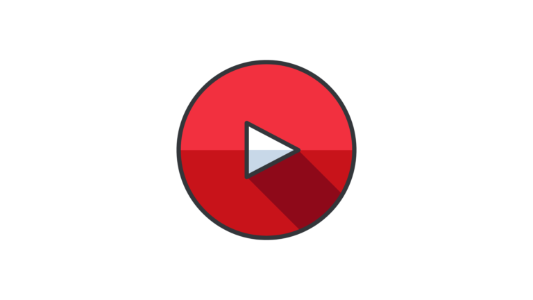 image showing Red play Button
