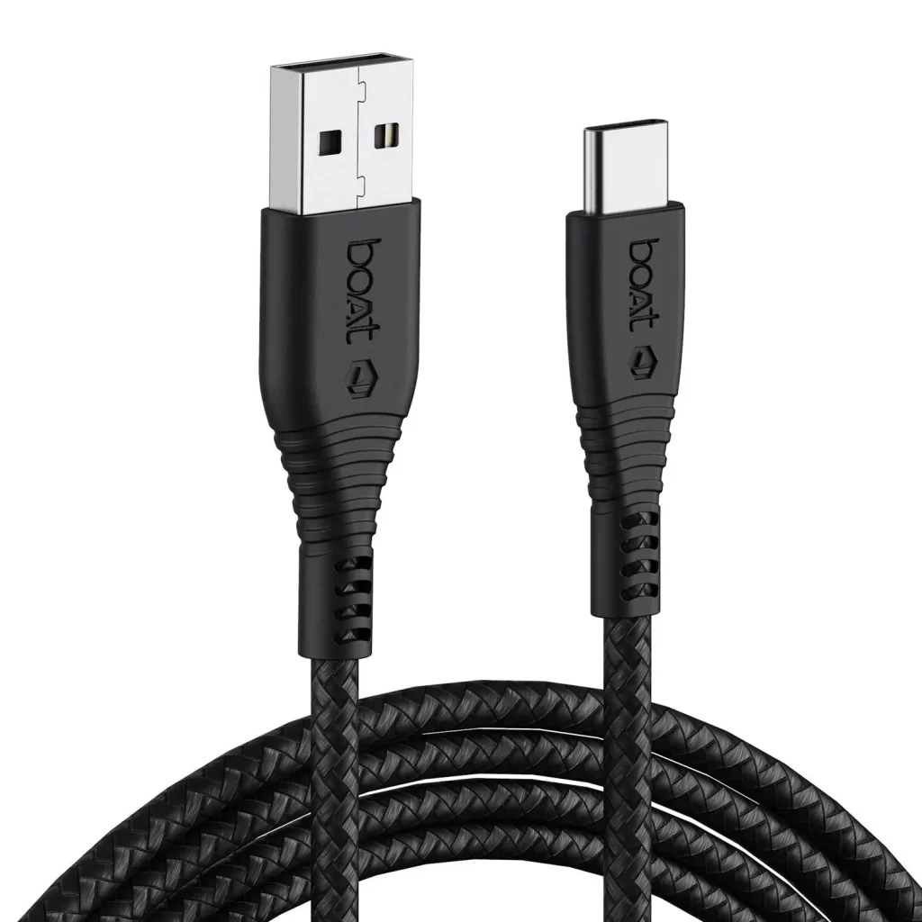 image showing boAt Type C A325 Tangle-Free, Sturdy Type C Cable 