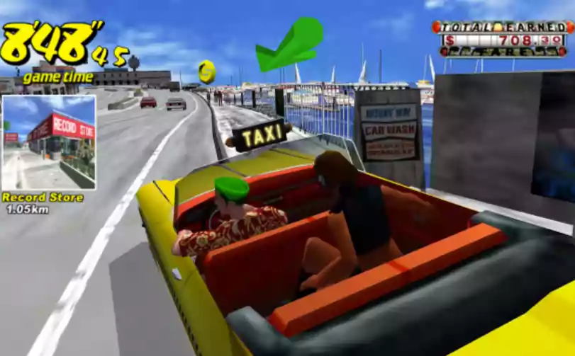 Cary taxi game image