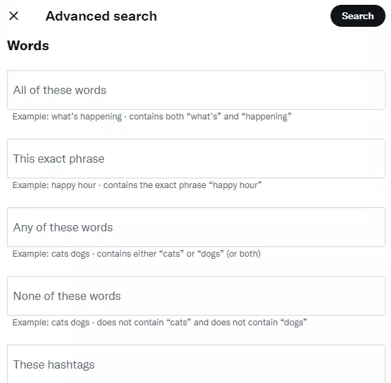 image showig twitter advanced search