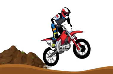 Image showing a bike jumping