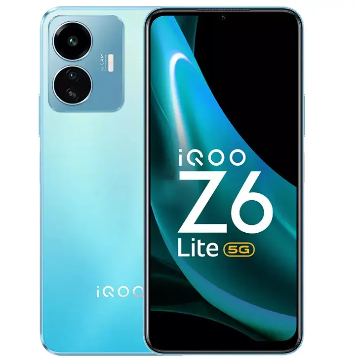 image showing iQOO Z6 smartphone